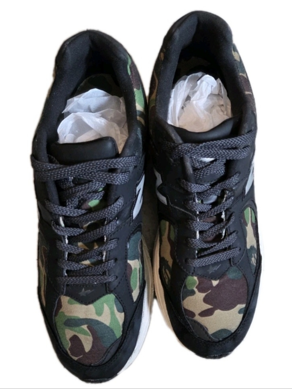 New Balance BAPE x 2002R Apes Together Strong - Black Camo US Men's Size 11 - Picture 4 of 10